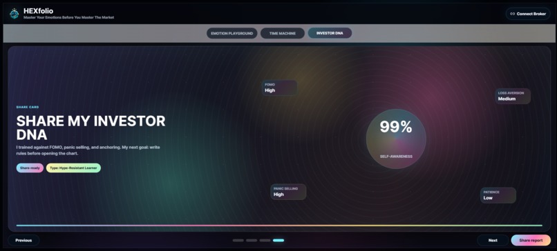 HEXfolio – screenshot 2