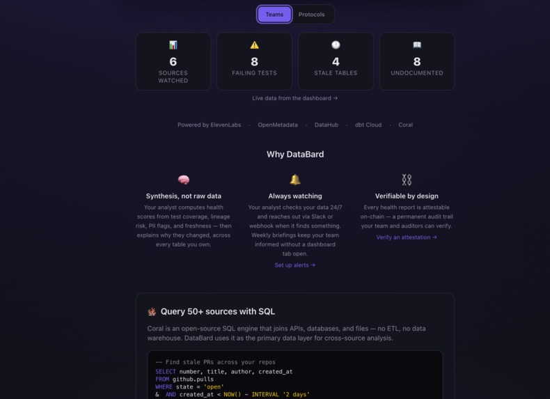 databard – screenshot 2