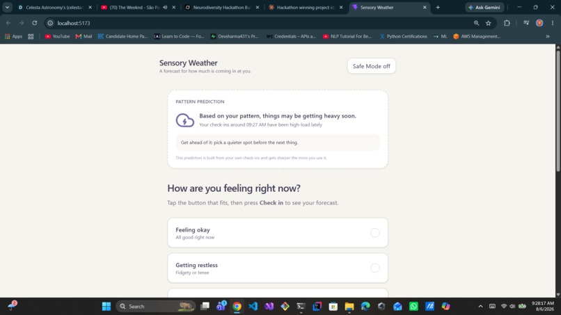 Sensory-Weather – screenshot 1