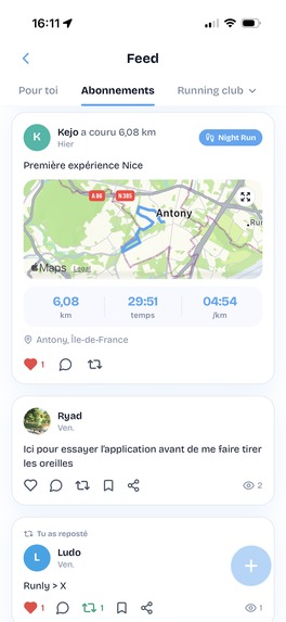 Runly (app in progress) – screenshot 5
