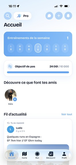 Runly (app in progress) – screenshot 3