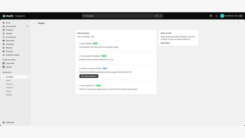 ConfidFit – screenshot 2