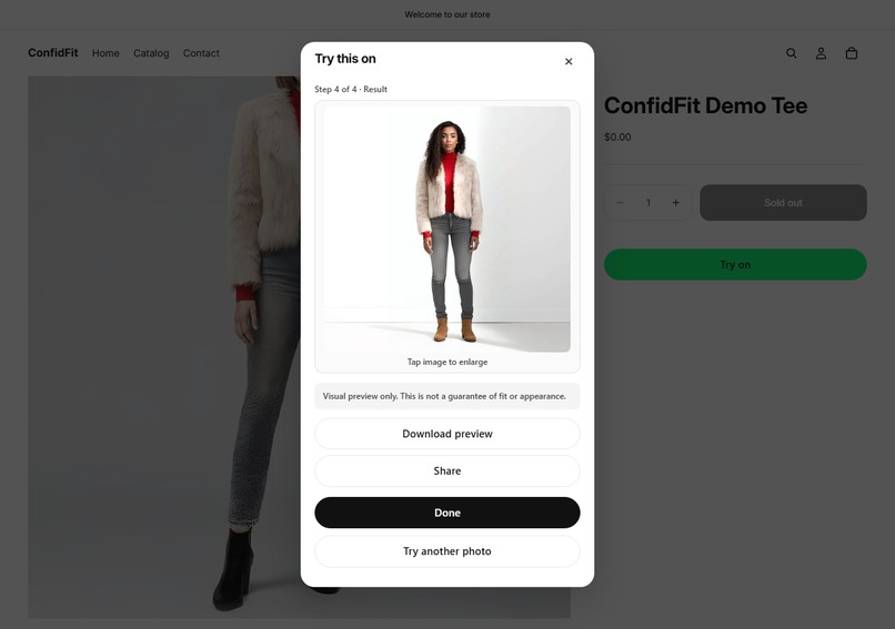 ConfidFit – screenshot 5