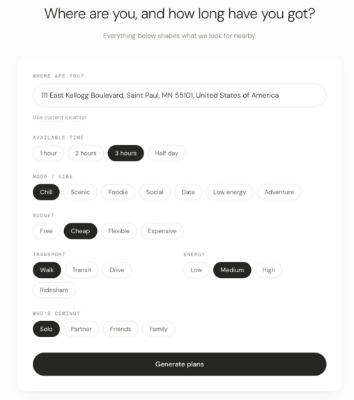 WhatNow – screenshot 1