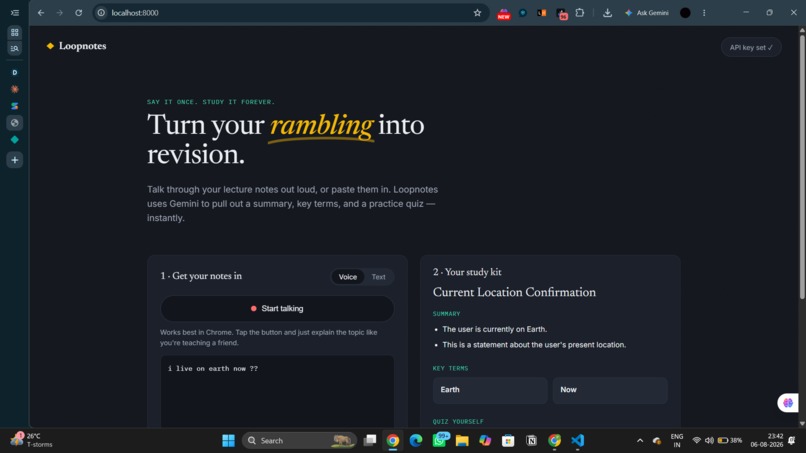 Loopnotes – screenshot 1
