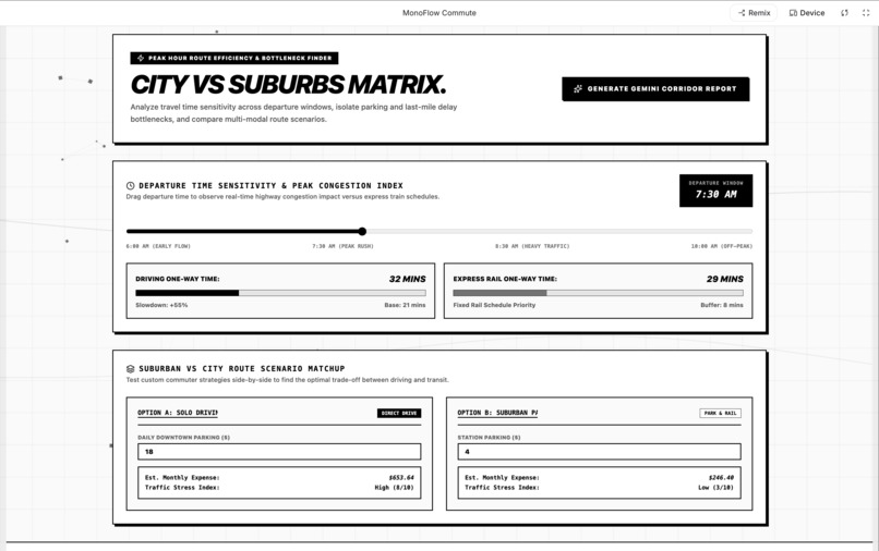 MonoFlux Commute Balance – screenshot 2