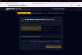 SocratesAI - Adaptive Socratic AI Tutor