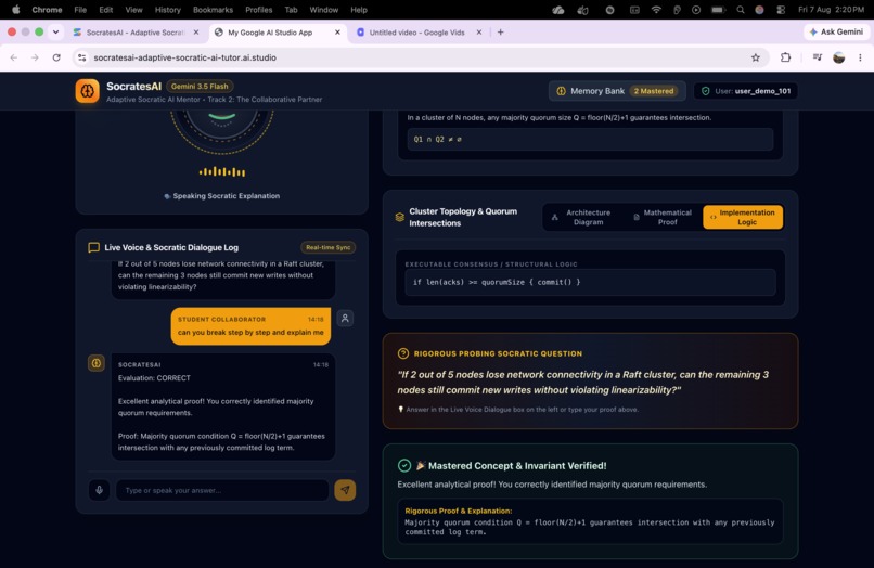 SocratesAI - Adaptive Socratic AI Tutor – screenshot 4