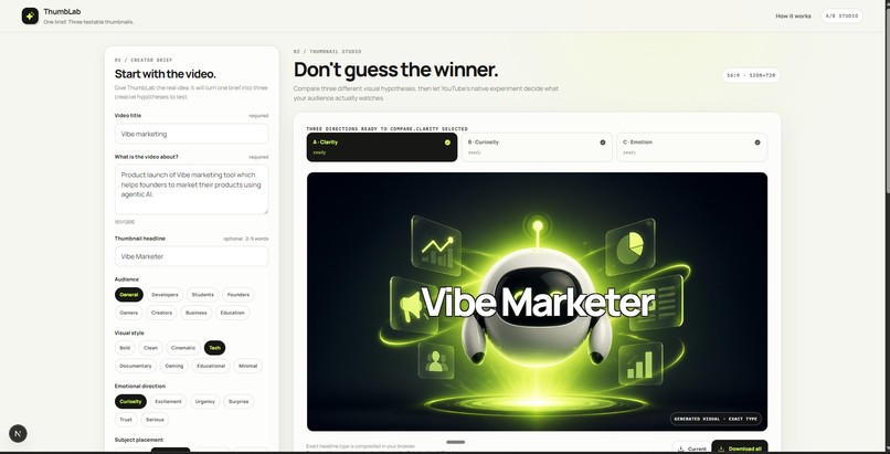 ThumbLab – screenshot 1