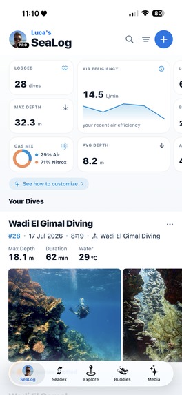 SeaLog: Dive Log, Species Life List – screenshot 2
