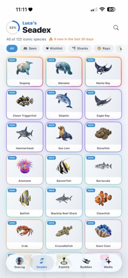 SeaLog: Dive Log, Species Life List – screenshot 4