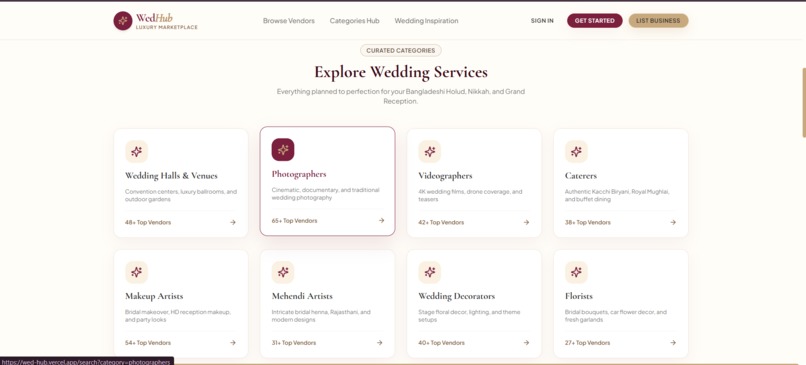 WedHub – screenshot 1