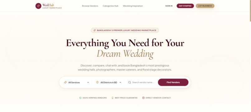 WedHub – screenshot 2