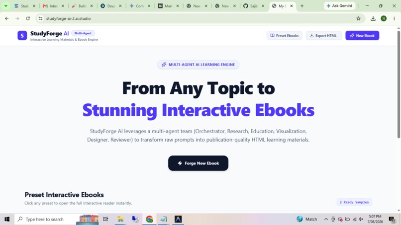 StudyForge AI – screenshot 2