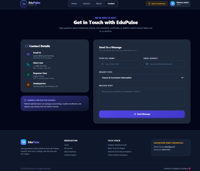 EduPulse - Next-Gen EdTech Platform – screenshot 1