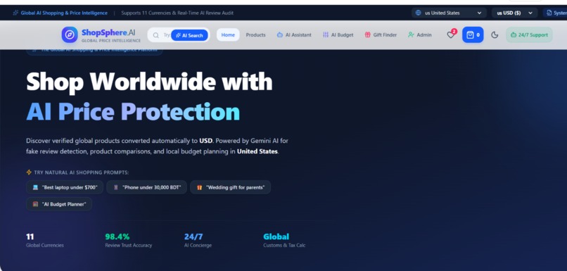 ShopSphere.AI – screenshot 1
