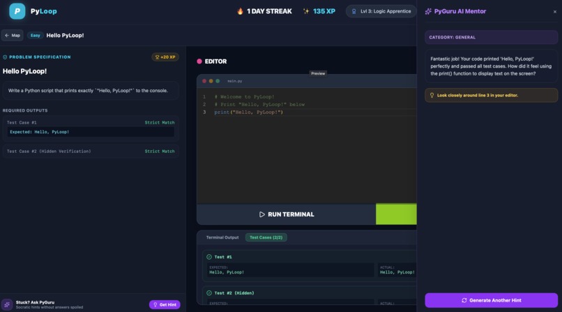 PyLoop – screenshot 4
