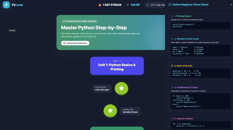PyLoop – screenshot 2
