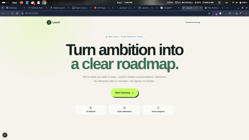 LearnX – screenshot 4