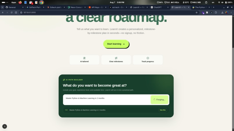 LearnX – screenshot 5