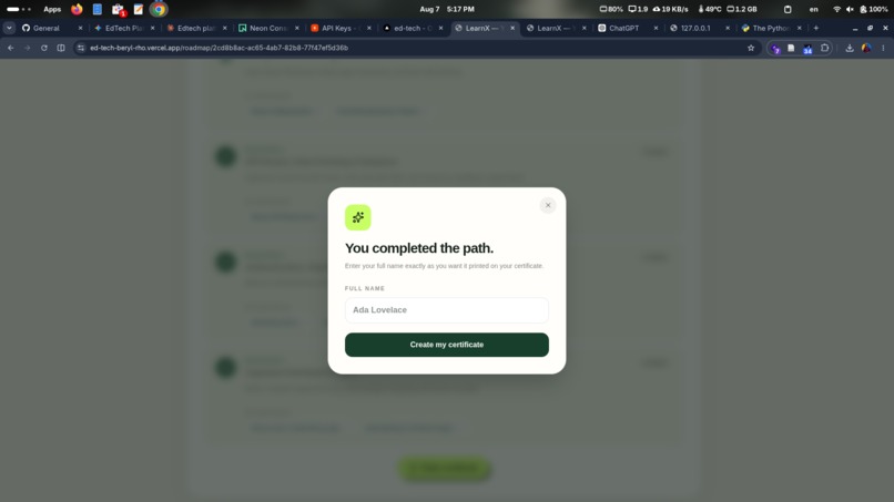 LearnX – screenshot 6