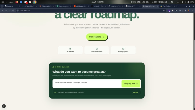 LearnX – screenshot 7