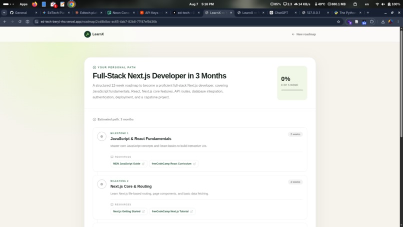 LearnX – screenshot 9