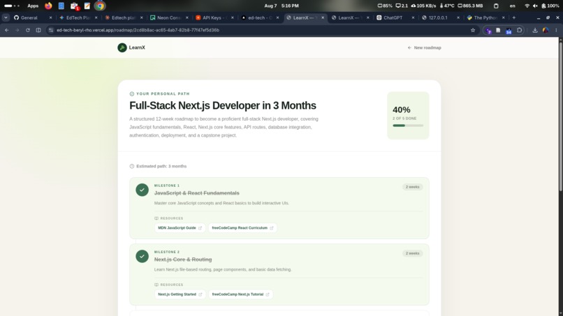 LearnX – screenshot 10