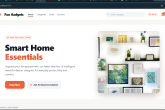 Fun Gadgets Ecommerce website