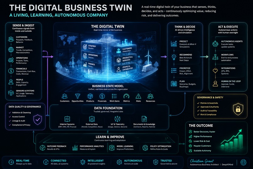 DigiBizTwin: Autonomous Enterprise Digital Twin – screenshot 1