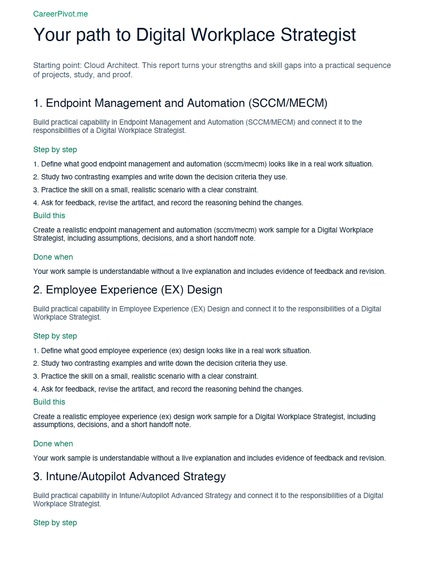  https://CareerPivot.me: AI Career Roadmaps – screenshot 5