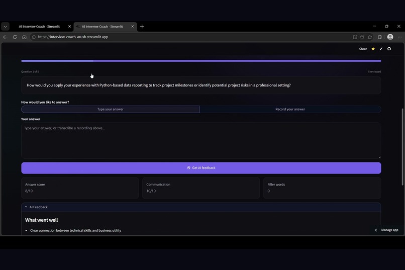 AI Interview Coach – screenshot 3