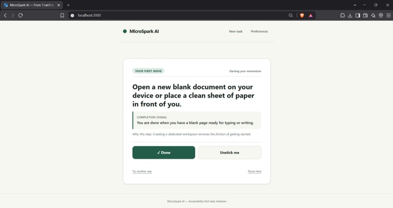 MicroSpark AI – screenshot 2