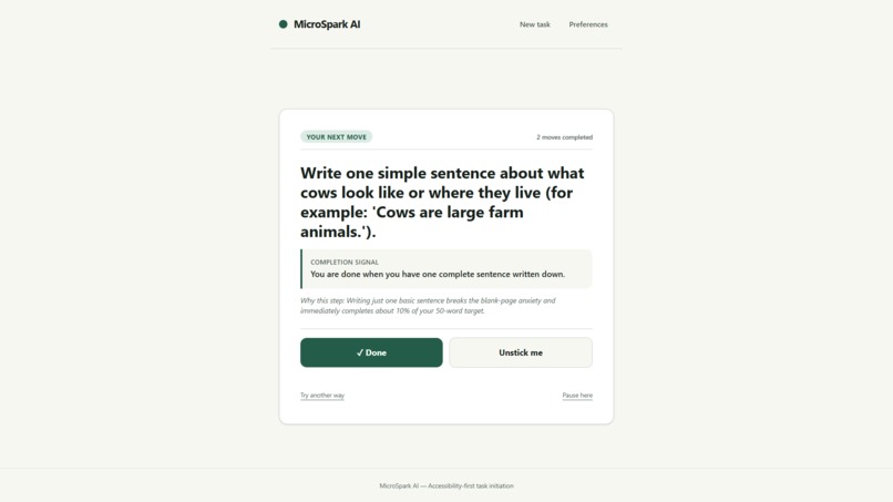 MicroSpark AI – screenshot 4