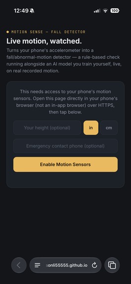 Fall Detector – screenshot 3
