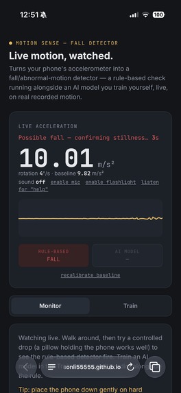 Fall Detector – screenshot 4