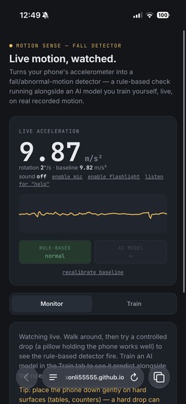 Fall Detector – screenshot 7