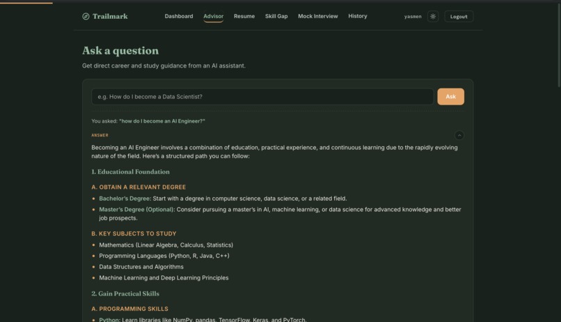 AI-Career-Guidance-Assistant – screenshot 5