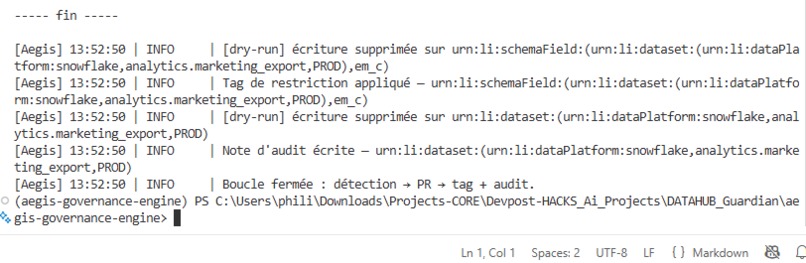 Aegis Governance Engine – screenshot 1