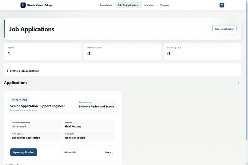 Réunia Career Bridge – screenshot 6