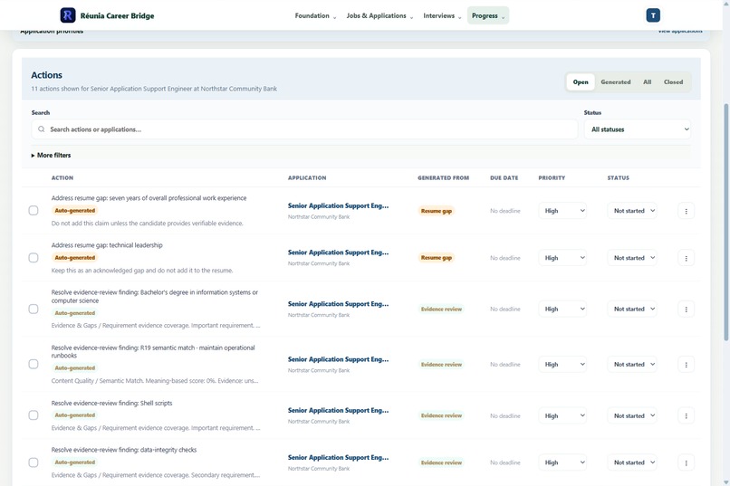 Réunia Career Bridge – screenshot 13