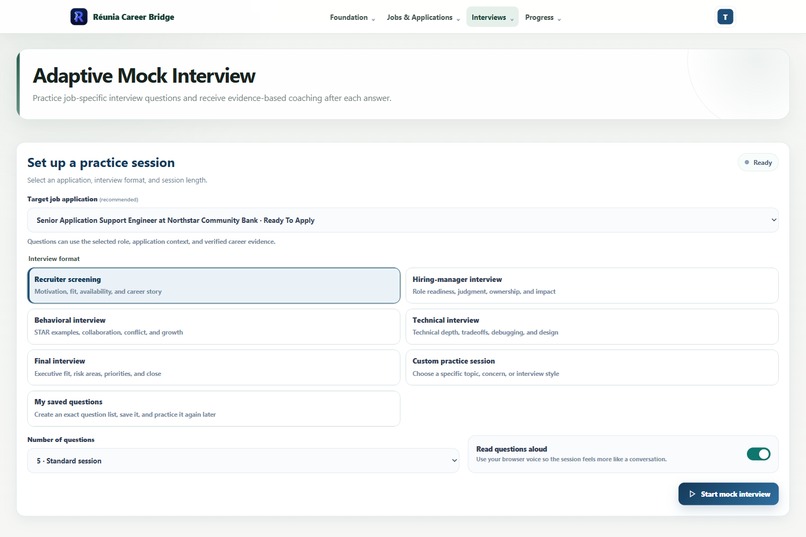 Réunia Career Bridge – screenshot 10