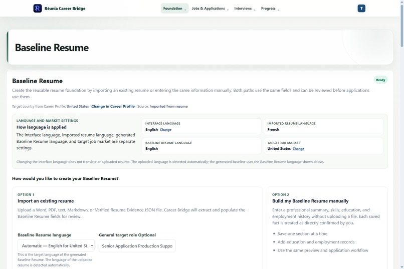 Réunia Career Bridge – screenshot 4