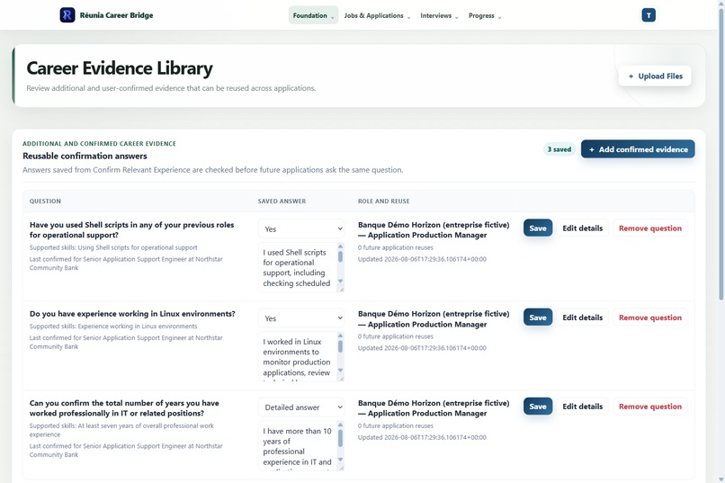 Réunia Career Bridge – screenshot 5