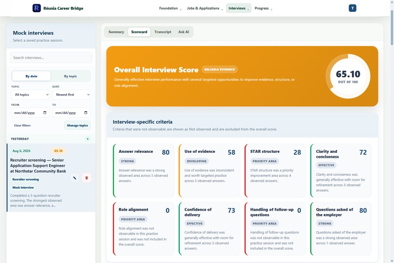 Réunia Career Bridge – screenshot 12