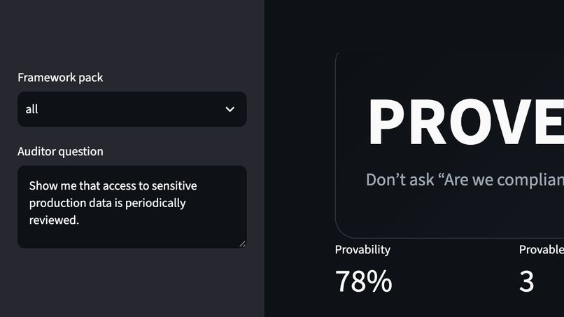 PROVE IT — The Evidence Graph Engine – screenshot 1