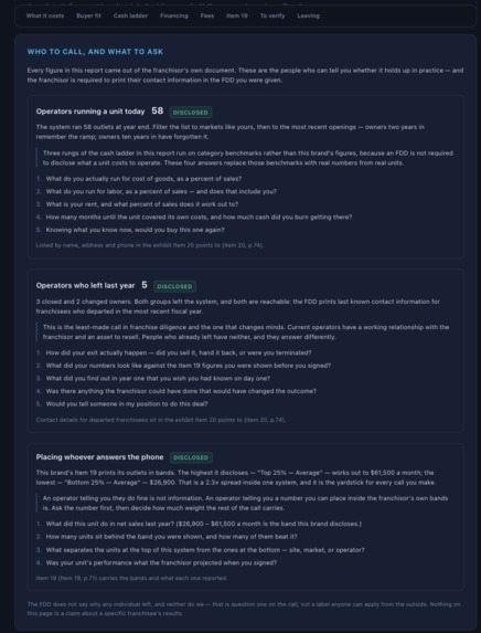 Franchise Viability Engine – screenshot 5
