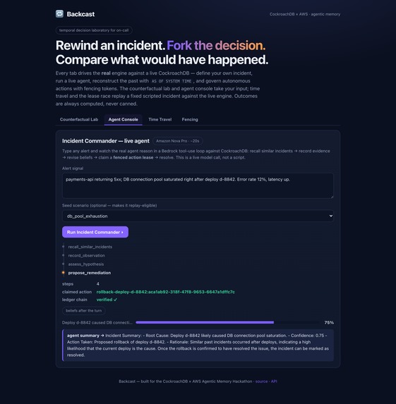 backcast – screenshot 3