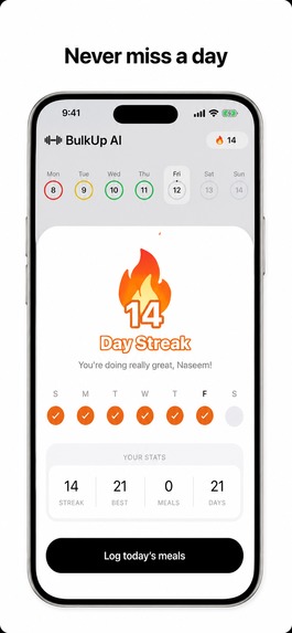 BulkUp AI - Calorie Tracker – screenshot 6