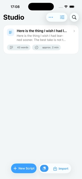 CueSpot: Teleprompter – screenshot 2